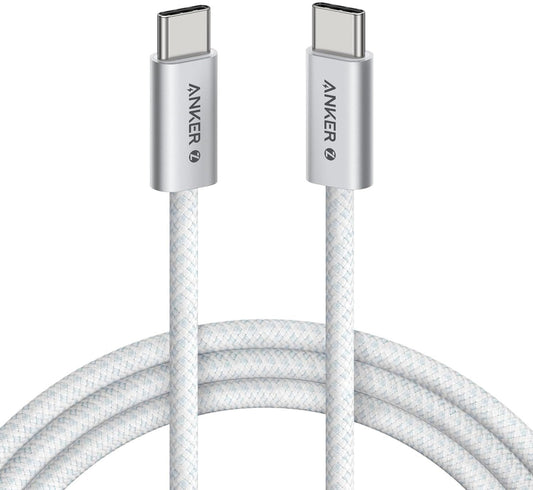 Kabel za podatke i punjenje USB-C - USB-C Anker Zolo, 240W, 1m, Bijeli A8060H21