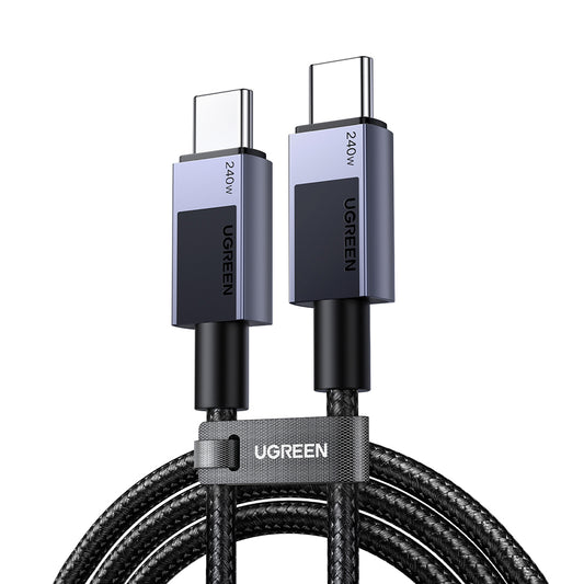 Kabel za prijenos podataka i punjenje USB-C - USB-C UGREEN L513, 240W, 2m, Crni