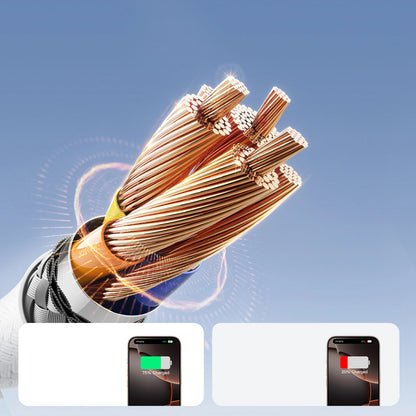 Kabel za podatke i punjenje USB-C - USB-C Joyroom S-A28 Flash, 60W, 2m, Bijeli