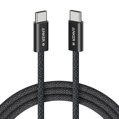 Kabel za prijenos podataka i punjenje USB-C - USB-C Anker Zolo, 240W, 1.8m, Crni A8060H12