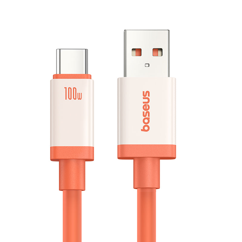 Kabel za podatke i punjenje USB-A - USB-C Baseus Zero Degree Series, 100W, 2m, Crveni