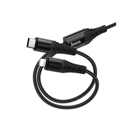 Kabel za punjenje USB-C - Lightning / USB-C HOCO X123, 10W, 1m, Crni