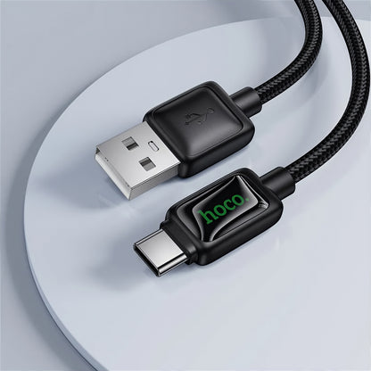 Kabel za podatke i punjenje USB-A - USB-C HOCO U146, 36W, 1.2m, Crni