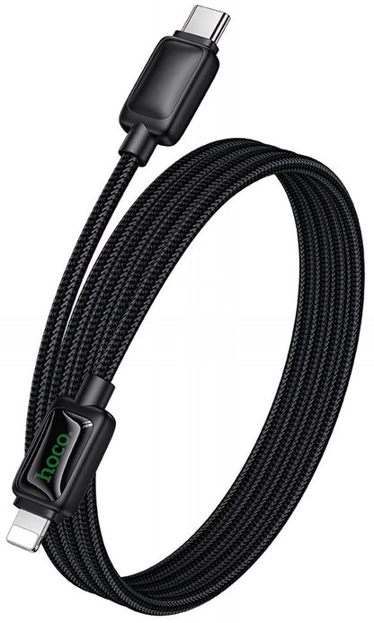 Kabel za podatke i punjenje USB-C - Lightning HOCO U146, 30W, 1.2m, Crni