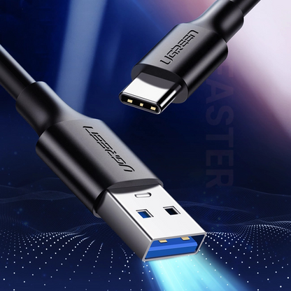 Kabel za podatke i punjenje USB-A - USB-C UGREEN US184, 18W, 0.5m, Crni