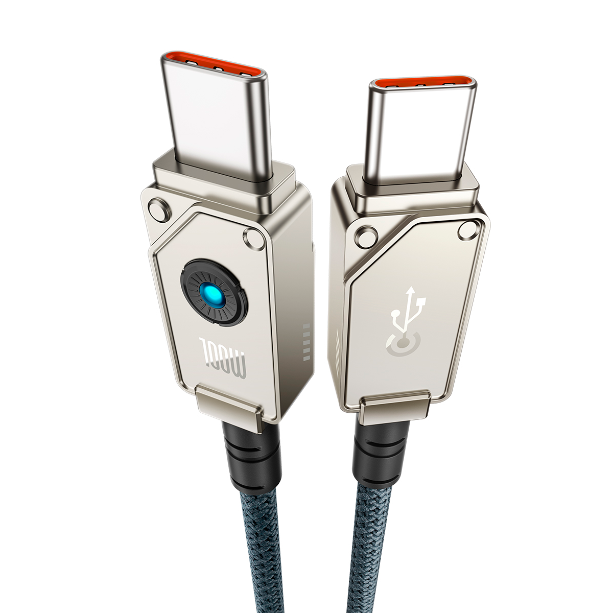 Kabel za prijenos podataka i punjenje USB-C - USB-C Baseus Unbreakable, 100W, 2m, Bijeli P10355800221-01