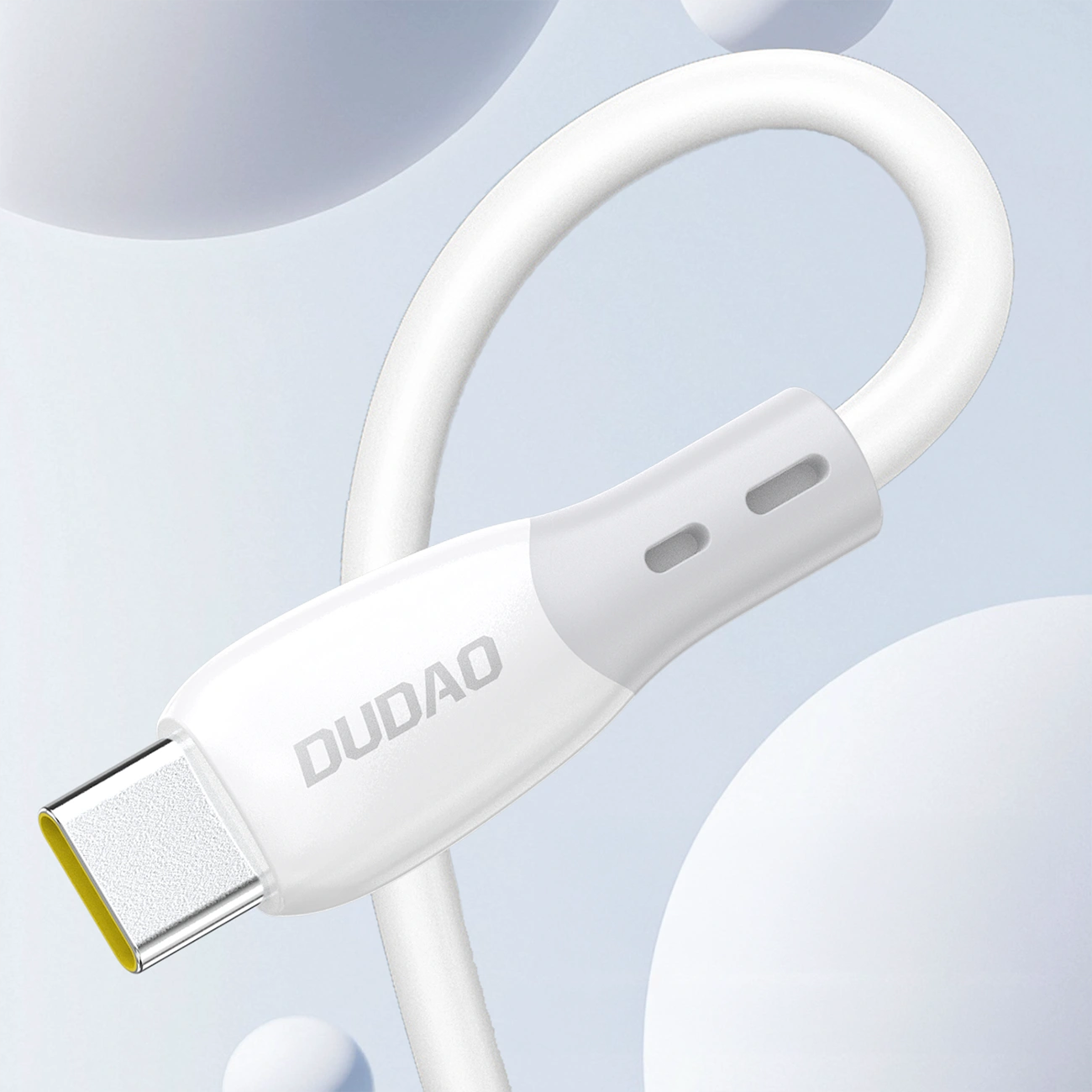 USB-C kabel za punjenje i prijenos podataka Dudao L25SC, 60W, 2m, Bijeli