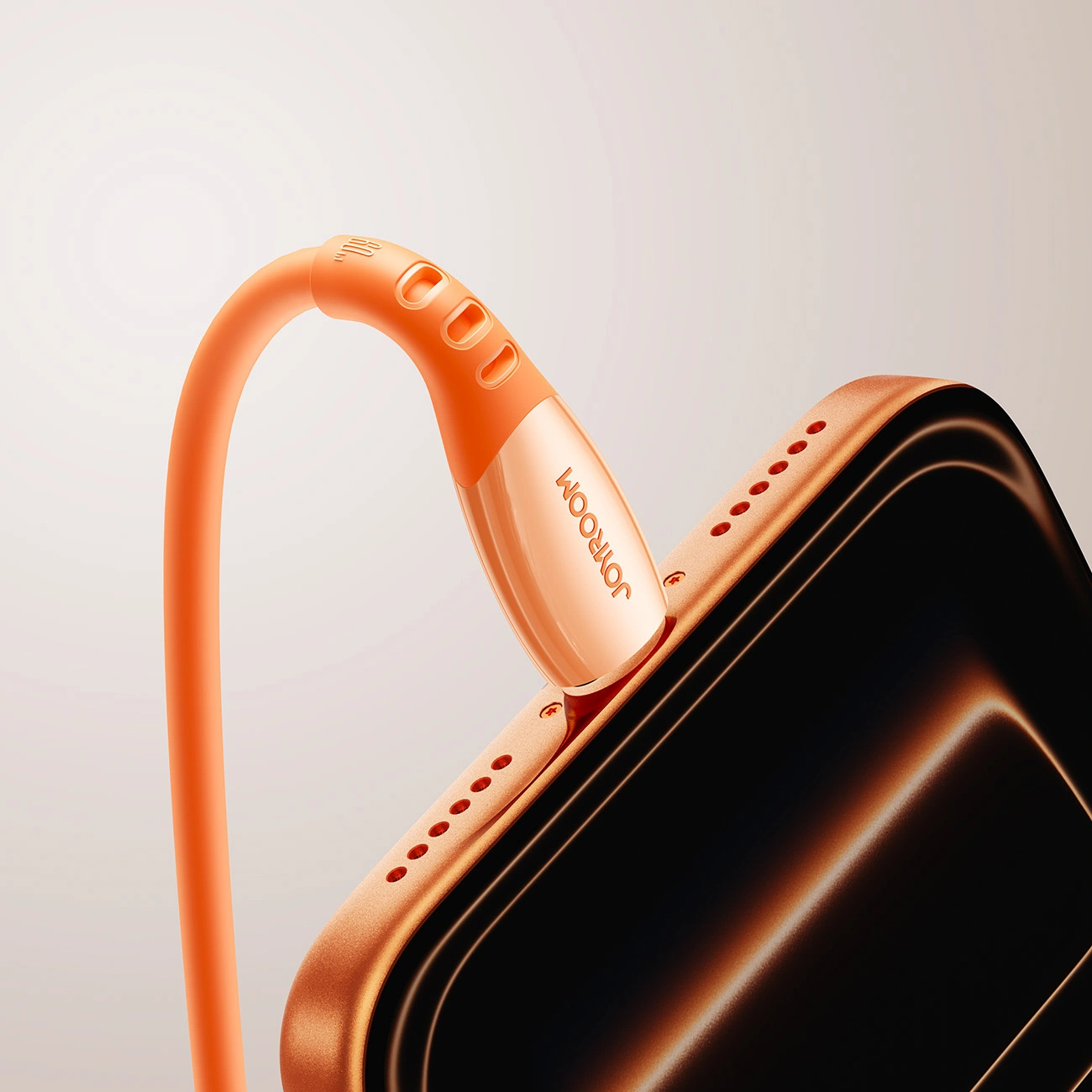 Kabel za podatke i punjenje USB-C - USB-C Joyroom S-A59 Vibrant, 60W, 1.2m, Narančasta