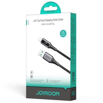 Kabel za podatke i punjenje USB-A - Lightning Joyroom S-A60 StarTalk, 18W, 1.2m, Crni