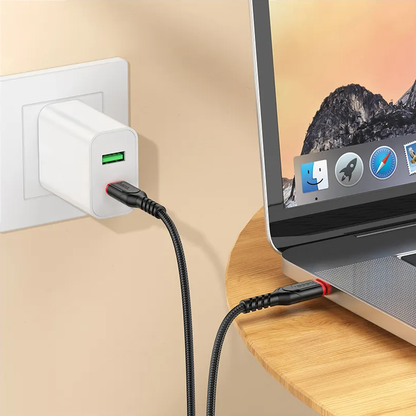 USB-C - USB-C kabel za prijenos podataka i punjenje HOCO X59 Victory, 60W, 3m, Crna