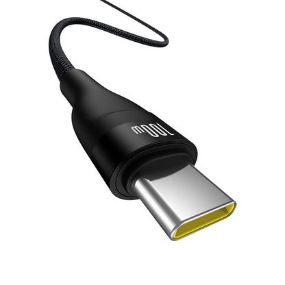 USB-A - USB-C kabel za prijenos podataka i punjenje Baseus Flash Series II, 100W, 2m, Crni P10311804111-01