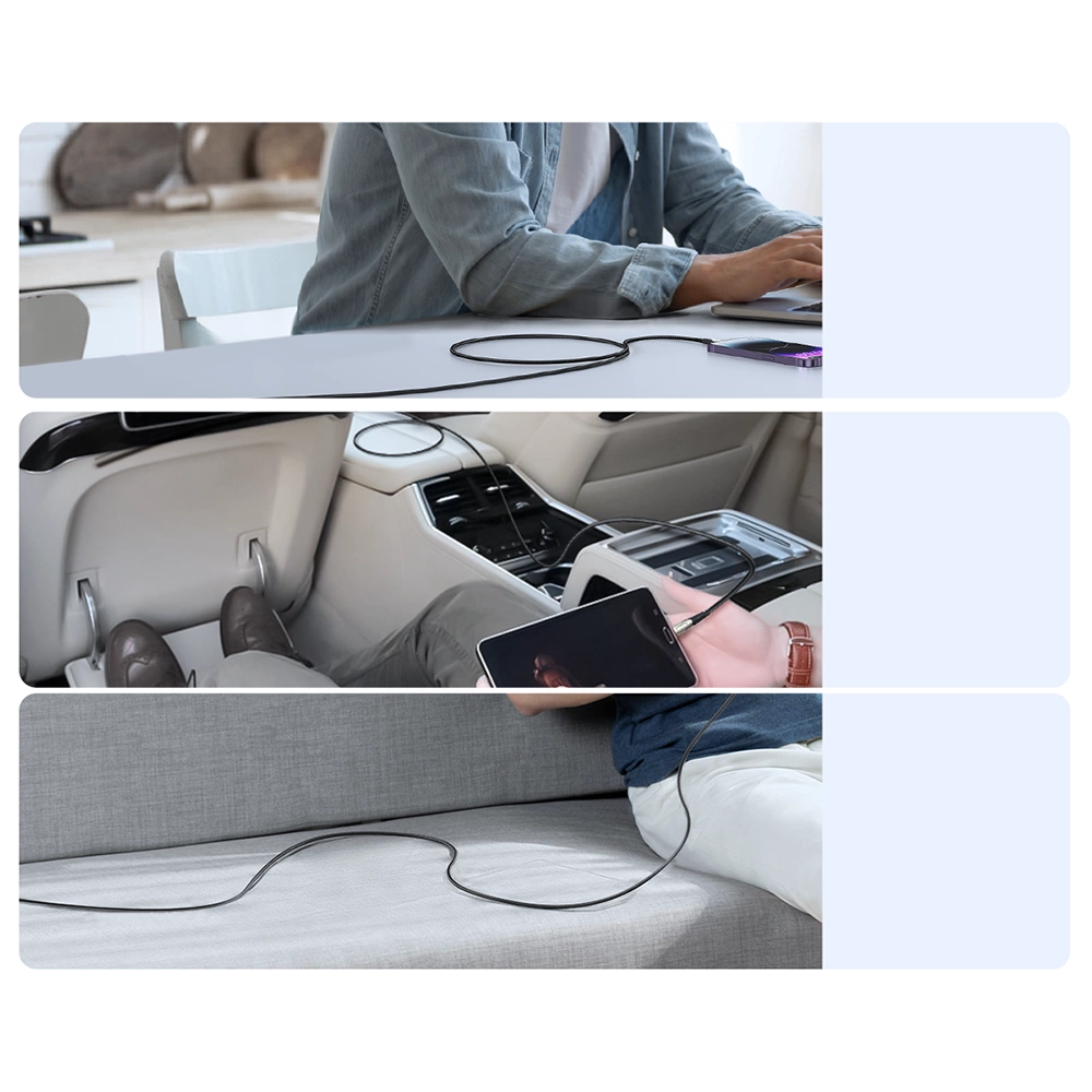 USB-A - Lightning kabel za prijenos podataka i punjenje Joyroom SA31-AL3, 18W, 1.2m, Crna