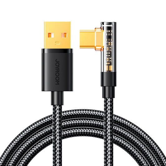 Kabel za podatke i punjenje USB-A - USB-C Joyroom S-UC027A6 Angled, 60W, 1.2m, Crni