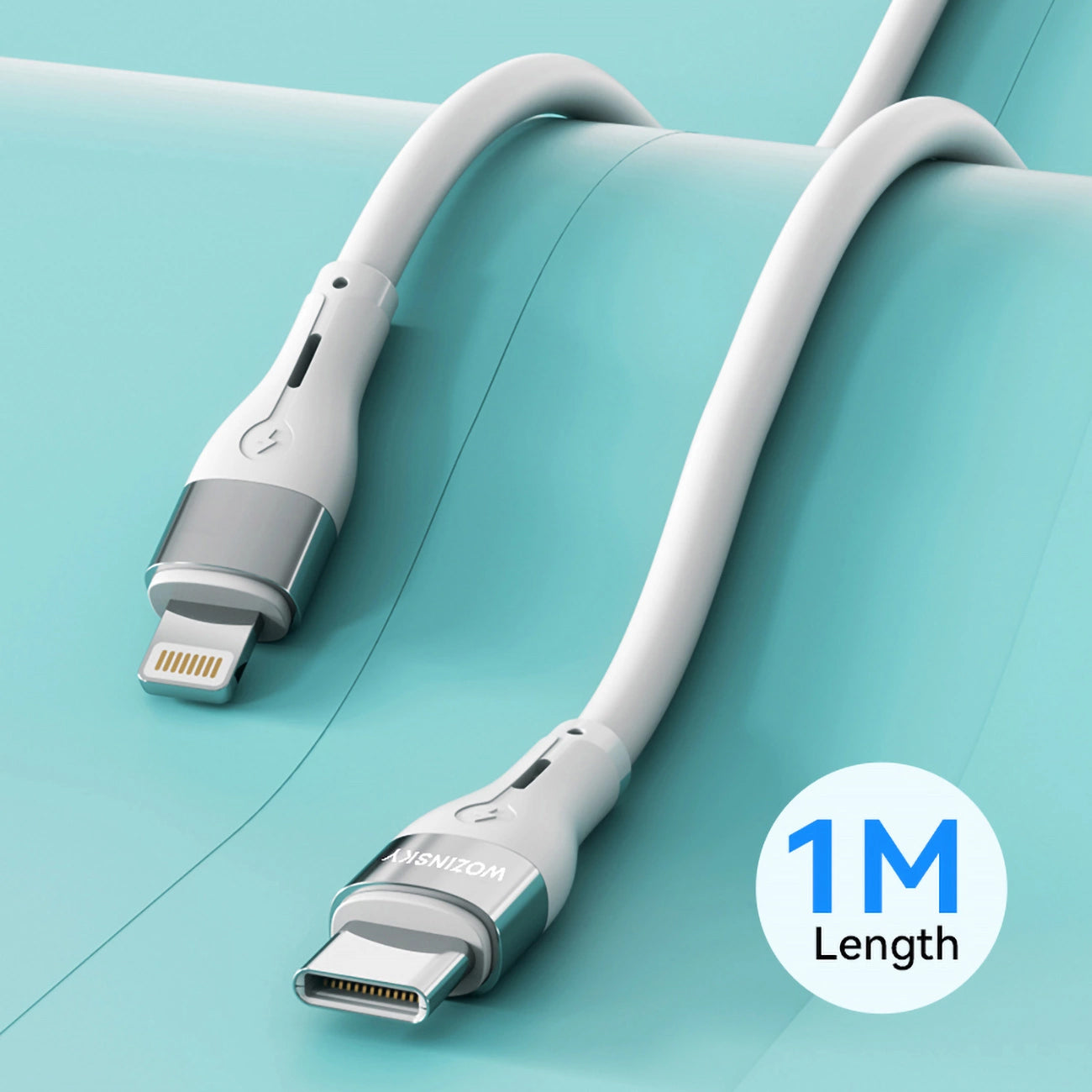 Kabel za podatke i punjenje USB-C - Lightning WZK WSTCL1, 27W, 1m, Bijeli