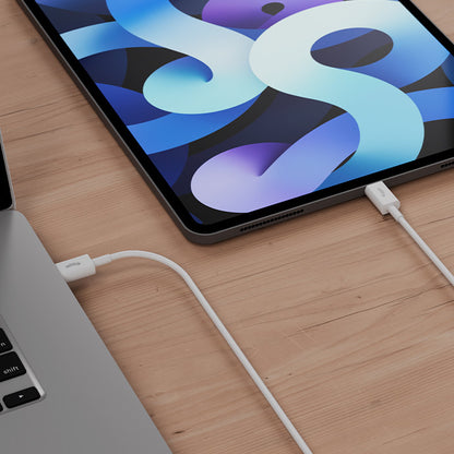 Kabel za podatke i punjenje USB-C - USB-C Allity. AUC-03, 100W, 2m, Bijeli