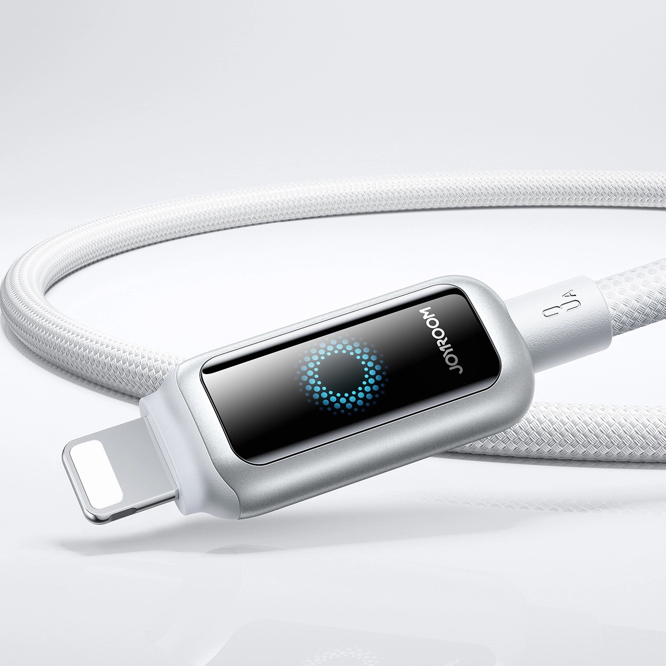 Kabel za podatke i punjenje USB-A - Lightning Joyroom S-A55 StarFlight Display, 18W, 1.2m, Bijeli