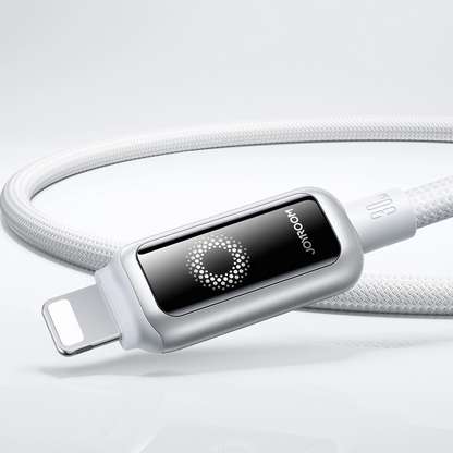 Kabel za podatke i punjenje USB-C - Lightning Joyroom S-A55 StarFlight Display, 30W, 1.2m, Bijeli