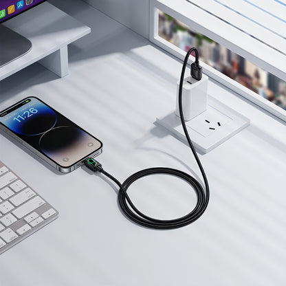 Kabel za podatke i punjenje USB-A - Lightning HOCO U146, 12W, 1.2m, Crni