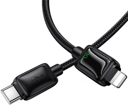 Kabel za podatke i punjenje USB-C - Lightning HOCO U146, 30W, 1.2m, Crni