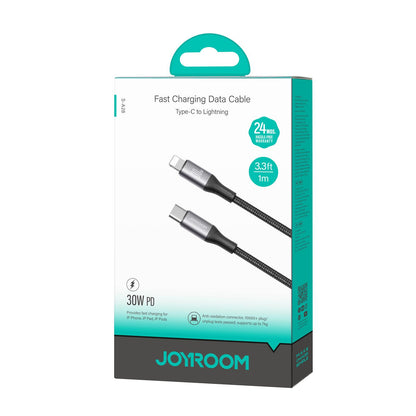 Kabel za podatke i punjenje USB-C - Lightning Joyroom S-A28 Flash, 30W, 1m, Crni