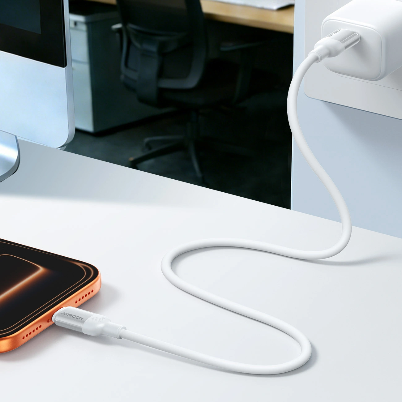 USB-C - USB-C kabel za prijenos podataka i punjenje Joyroom S-A62 Lively, 60W, 1.2m, Bijela