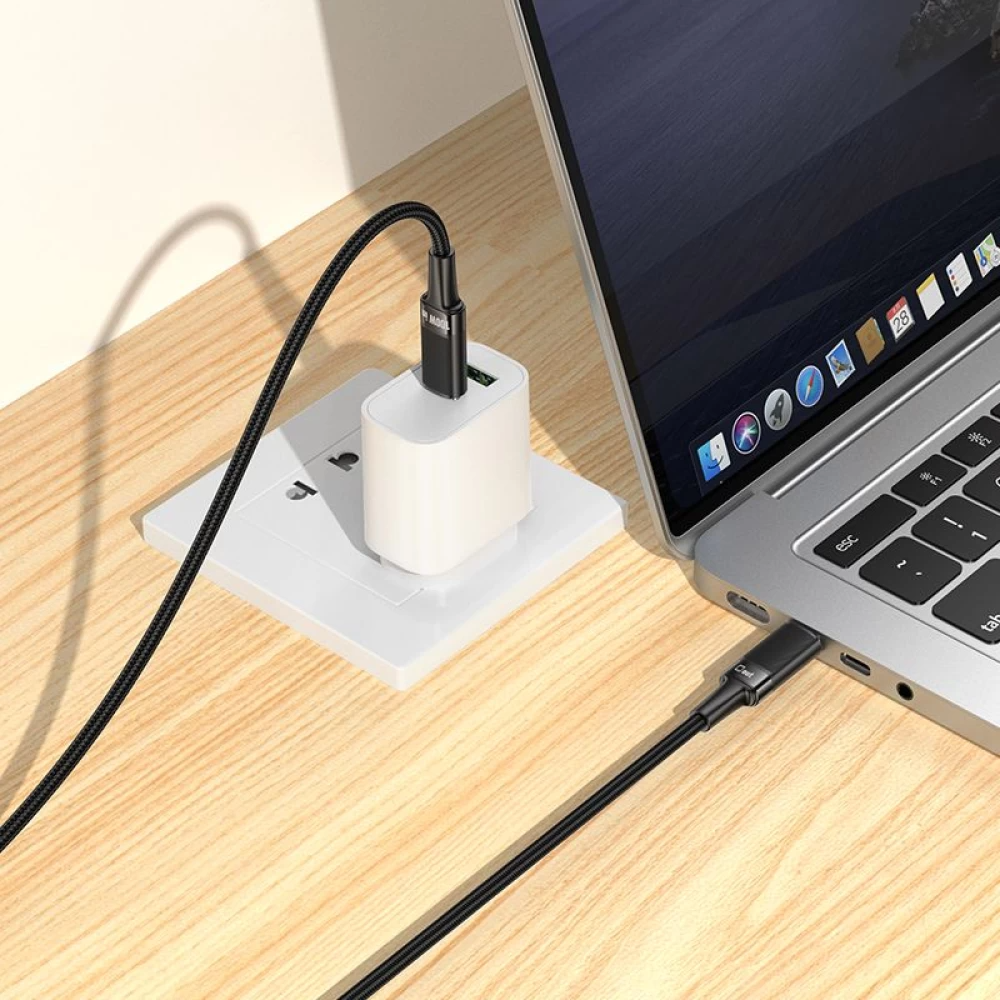 Kabel za prijenos podataka i punjenje USB-C - USB-C HOCO U153 Extreme, 100W, 1.2m, Crna