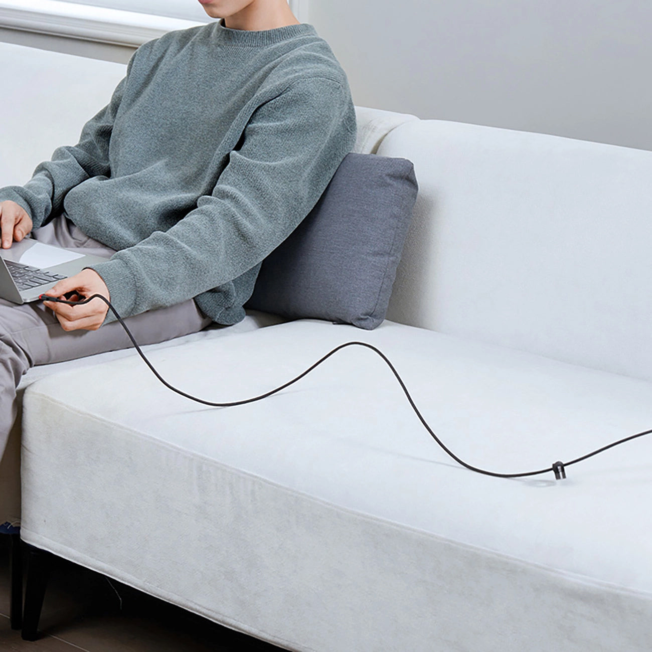 Kabel za Prijenos Podataka i Punjenje USB-C - USB-C Baseus Cafule, 100W, 2m, Crveni, Set od 2 komada
