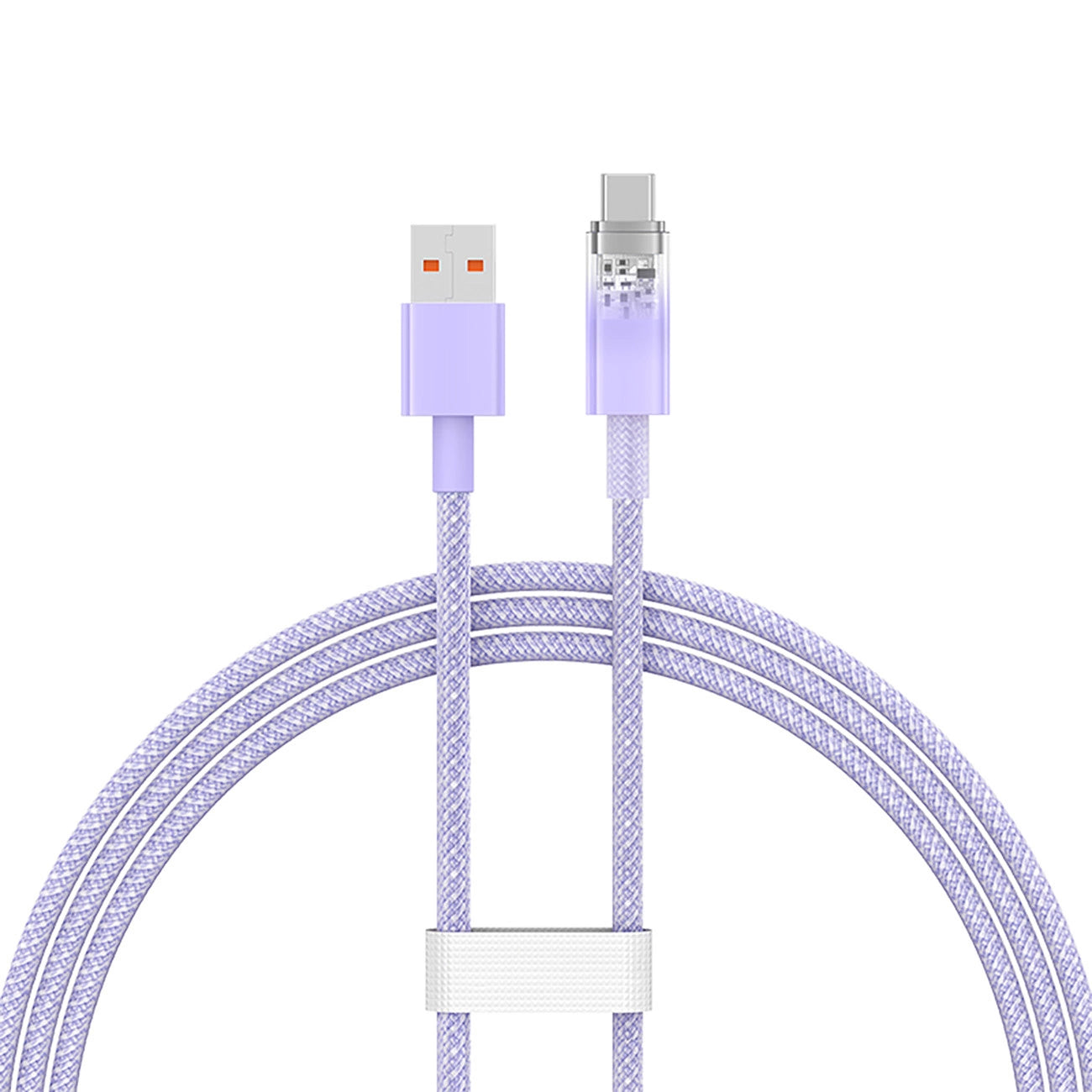 Kabel za podatke i punjenje USB-A - USB-C Baseus Explorer, 100W, 1m, Ljubičasti CATS010405