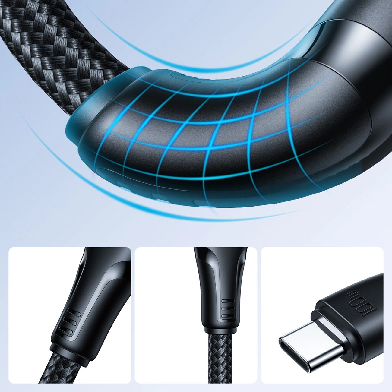 Kabel za podatke i punjenje USB-C - USB-C Joyroom S-A11, 60W, 0.25m, Crni