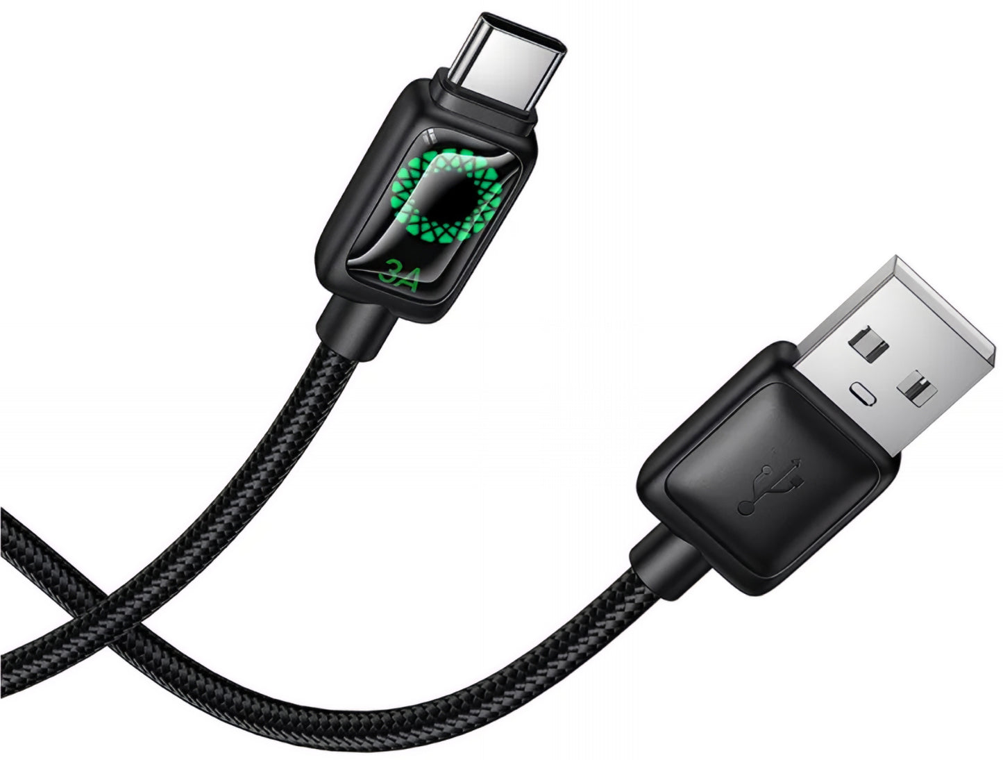 Kabel za podatke i punjenje USB-A - USB-C HOCO U146, 36W, 1.2m, Crni