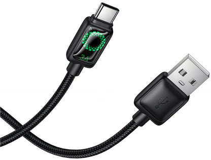 Kabel za podatke i punjenje USB-A - USB-C HOCO U146, 36W, 1.2m, Crni