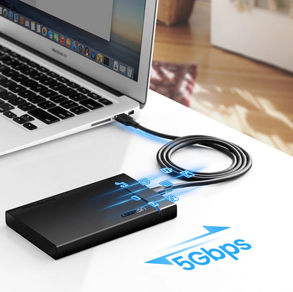 Kabel za podatke i punjenje USB-A - USB-C UGREEN US184, 18W, 0.5m, Crni