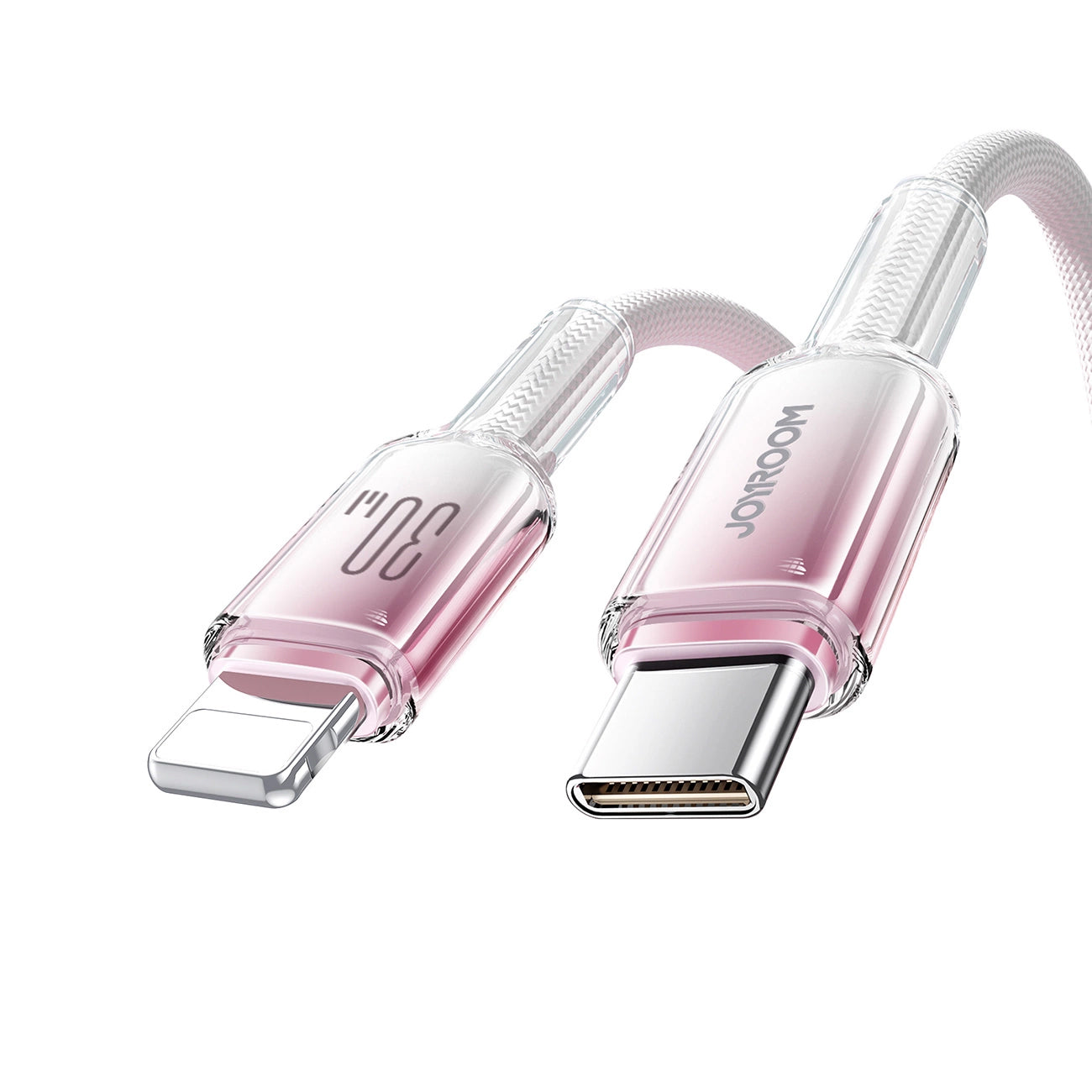 USB-C kabel za prijenos podataka i punjenje - Lightning Joyroom S-A42, 30W, 1.2m, Bijela