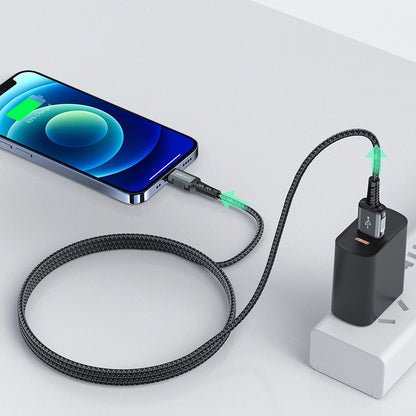 Kabel za podatke i punjenje USB-A - Lightning Acefast C1-02, 18W, 1.2m, Crni