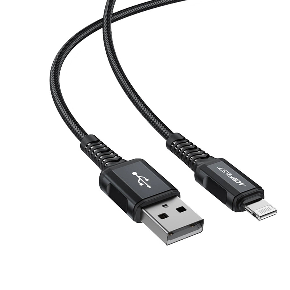 Kabel za podatke i punjenje USB-A - Lightning Acefast C4-02, 18W, 1.8m, Crni