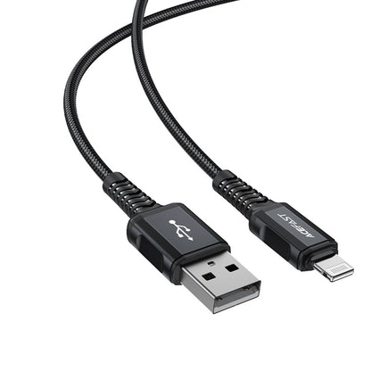 Kabel za podatke i punjenje USB-A - Lightning Acefast C4-02, 18W, 1.8m, Crni
