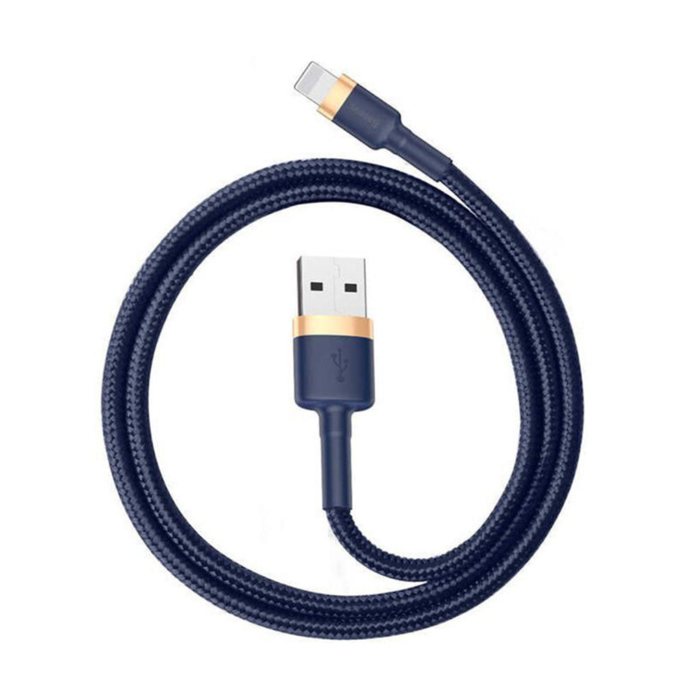 Kabel za podatke i punjenje USB-A - Lightning Baseus Cafule, 18W, 1m, Plavo Zlatni CALKLF-BV3