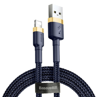 Kabel za podatke i punjenje USB-A - Lightning Baseus Cafule, 18W, 1m, Plavo Zlatni CALKLF-BV3