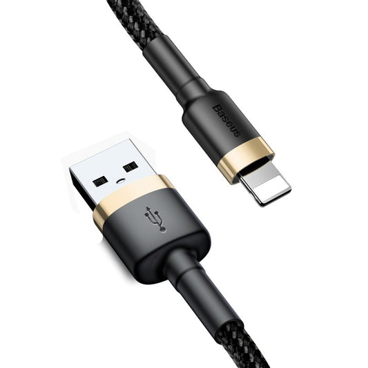 Kabel za podatke i punjenje USB-A - Lightning Baseus Cafule, 18W, 2m, Zlatni CALKLF-CV1