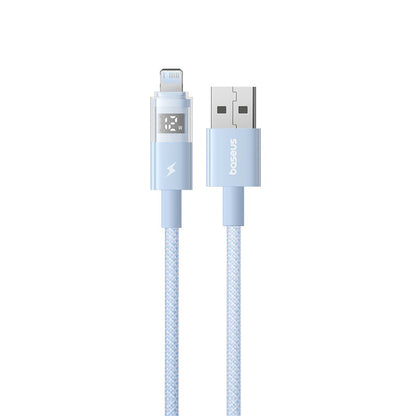 Kabel za podatke i punjenje USB-A - Lightning Baseus Display 2, 12W, 1m, Plavi P10382700311-00