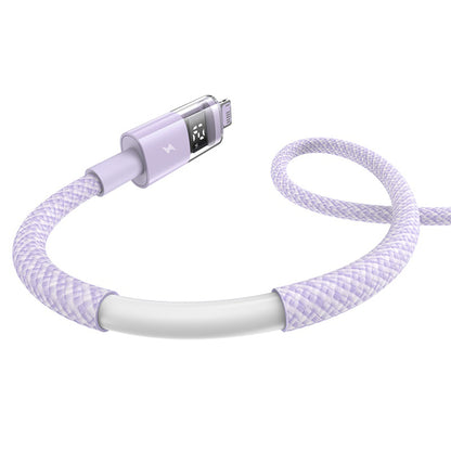 Kabel za podatke i punjenje USB-A - Lightning Baseus Display 2, 12W, 2m, Ljubičasti P10382700511-01