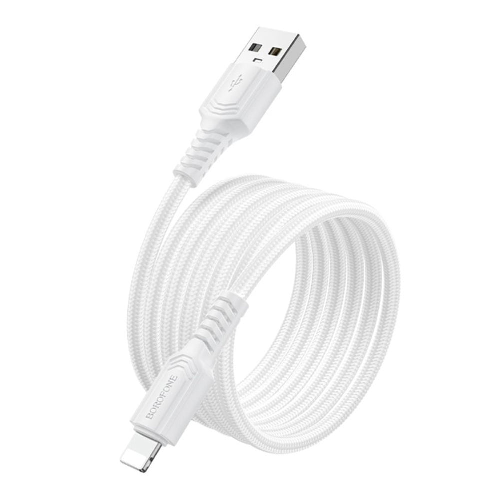 Kabel za podatke i punjenje USB-A - Lightning Borofone BX116 Certain, 18W, 1m, Crni