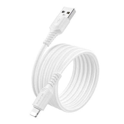 Kabel za podatke i punjenje USB-A - Lightning Borofone BX116 Certain, 18W, 1m, Crni