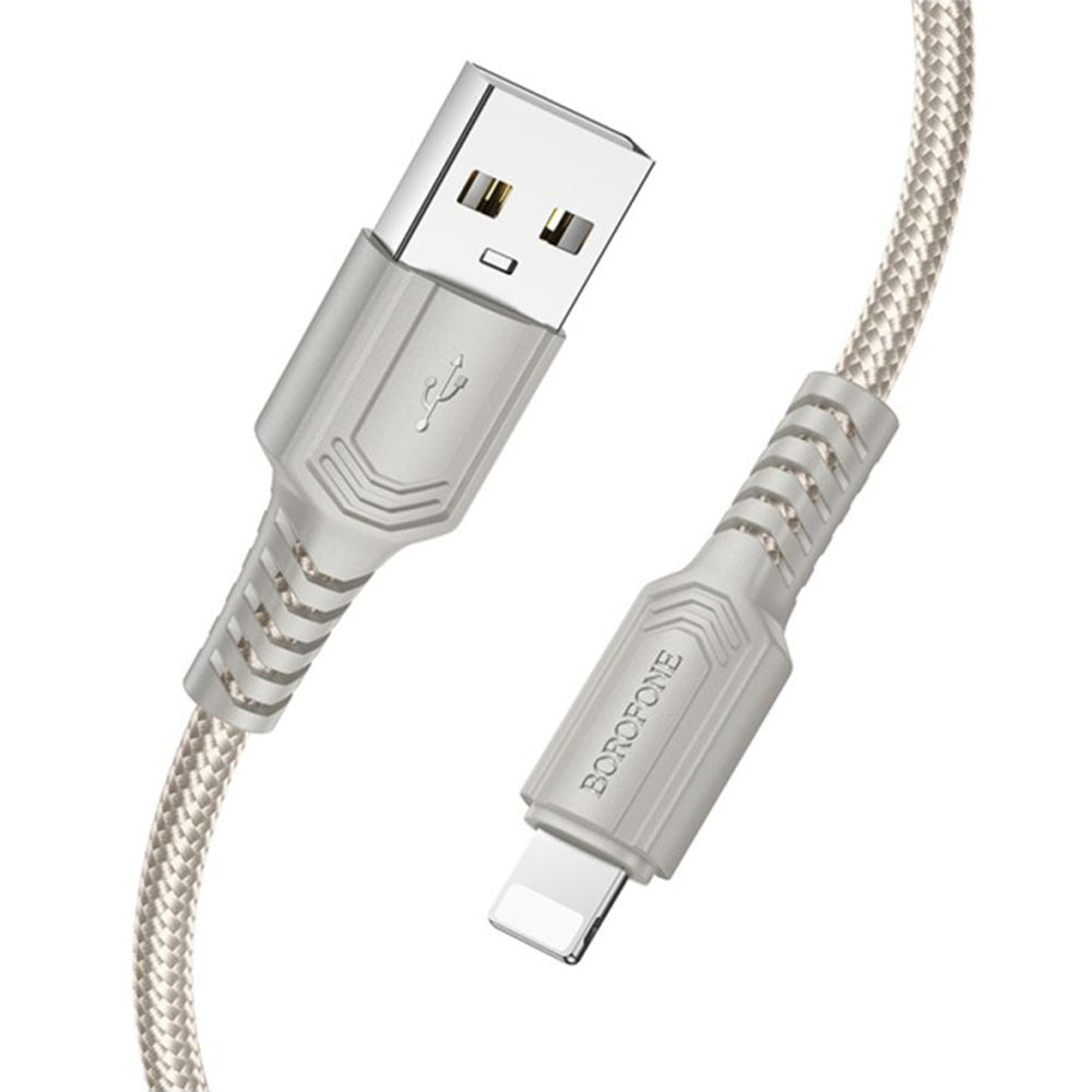 Kabel za podatke i punjenje USB-A - Lightning Borofone BX116 Certain, 18W, 1m, Crni