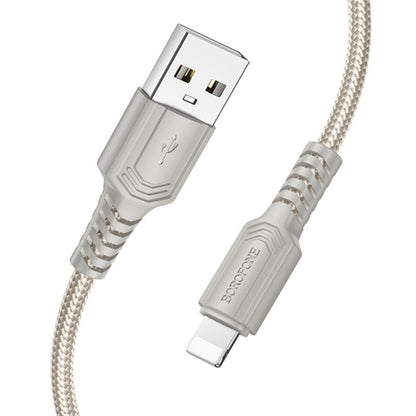Kabel za podatke i punjenje USB-A - Lightning Borofone BX116 Certain, 18W, 1m, Crni