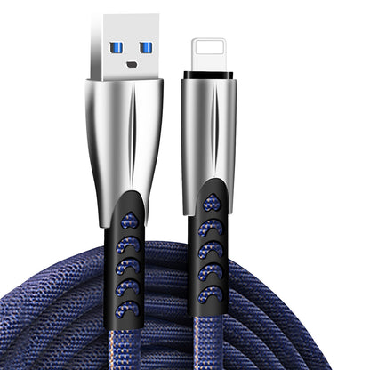 Kabel za podatke i punjenje USB-A - Lightning ColorWay CW-CBUL010, 18W, 1m, Plavi