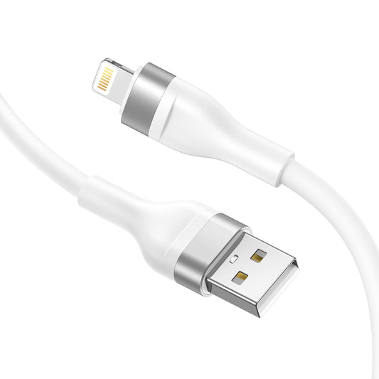 Kabel za podatke i punjenje USB-A - Lightning Lito LD02L, 18W, 1.2m, Bijeli