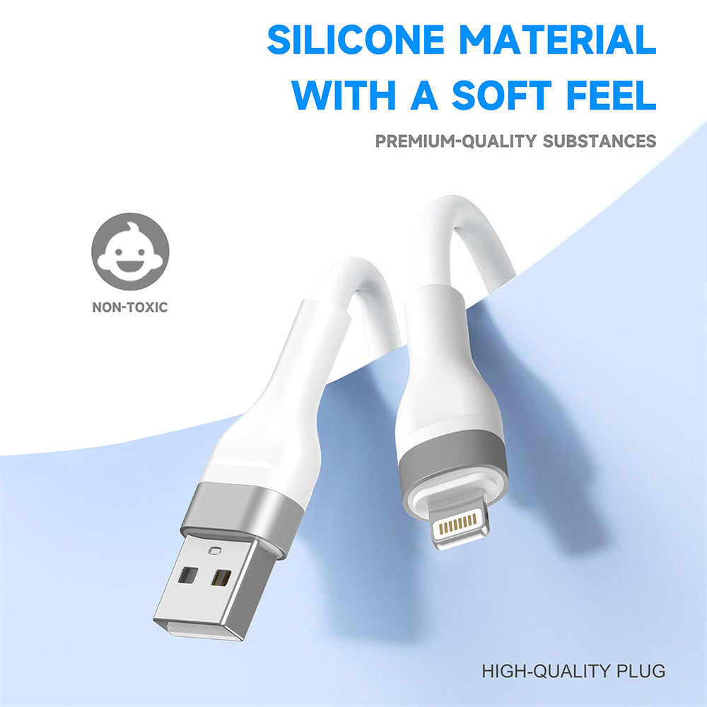 Kabel za podatke i punjenje USB-A - Lightning Lito LD02L, 18W, 1.2m, Bijeli