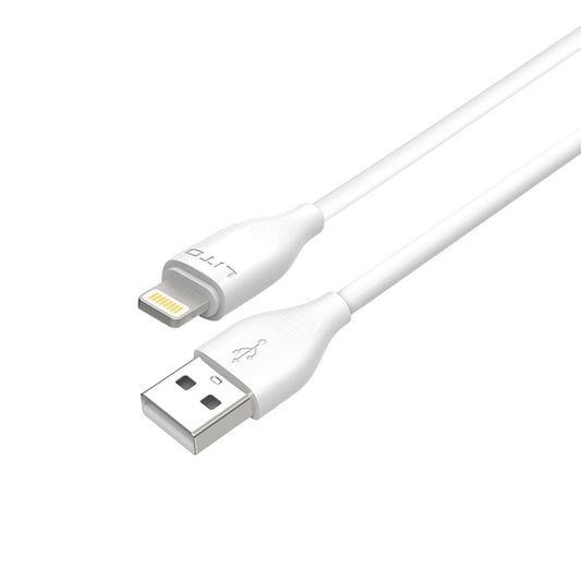 Kabel za podatke i punjenje USB-A - Lightning Lito LD03L, 18W, 1m, Bijeli
