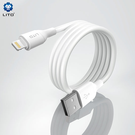Kabel za podatke i punjenje USB-A - Lightning Lito LD06L, 18W, 1m, Bijeli